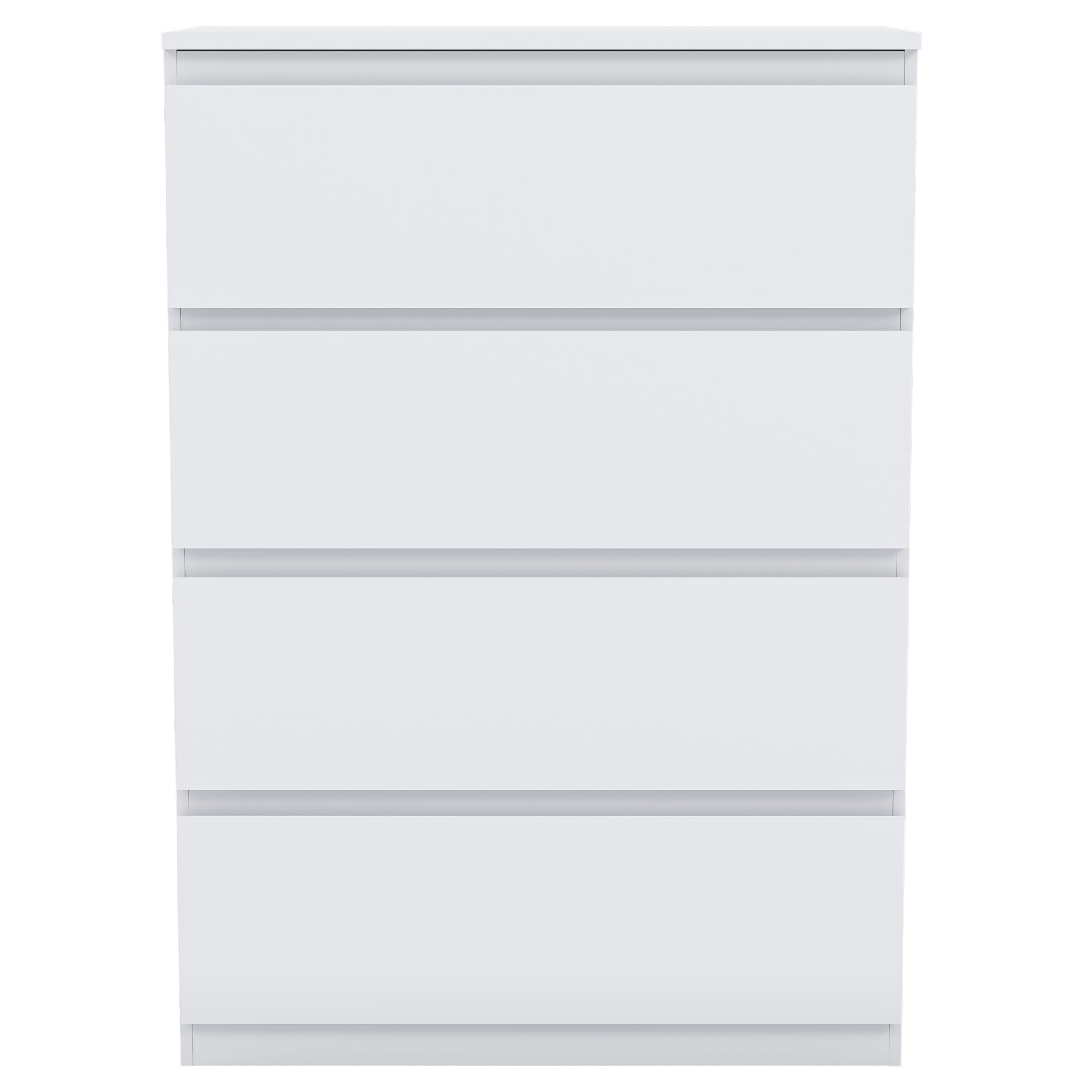 Vida Designs Denver 4 Drawer Chest of Drawers | White | 40D x 70W x 96H cm 9