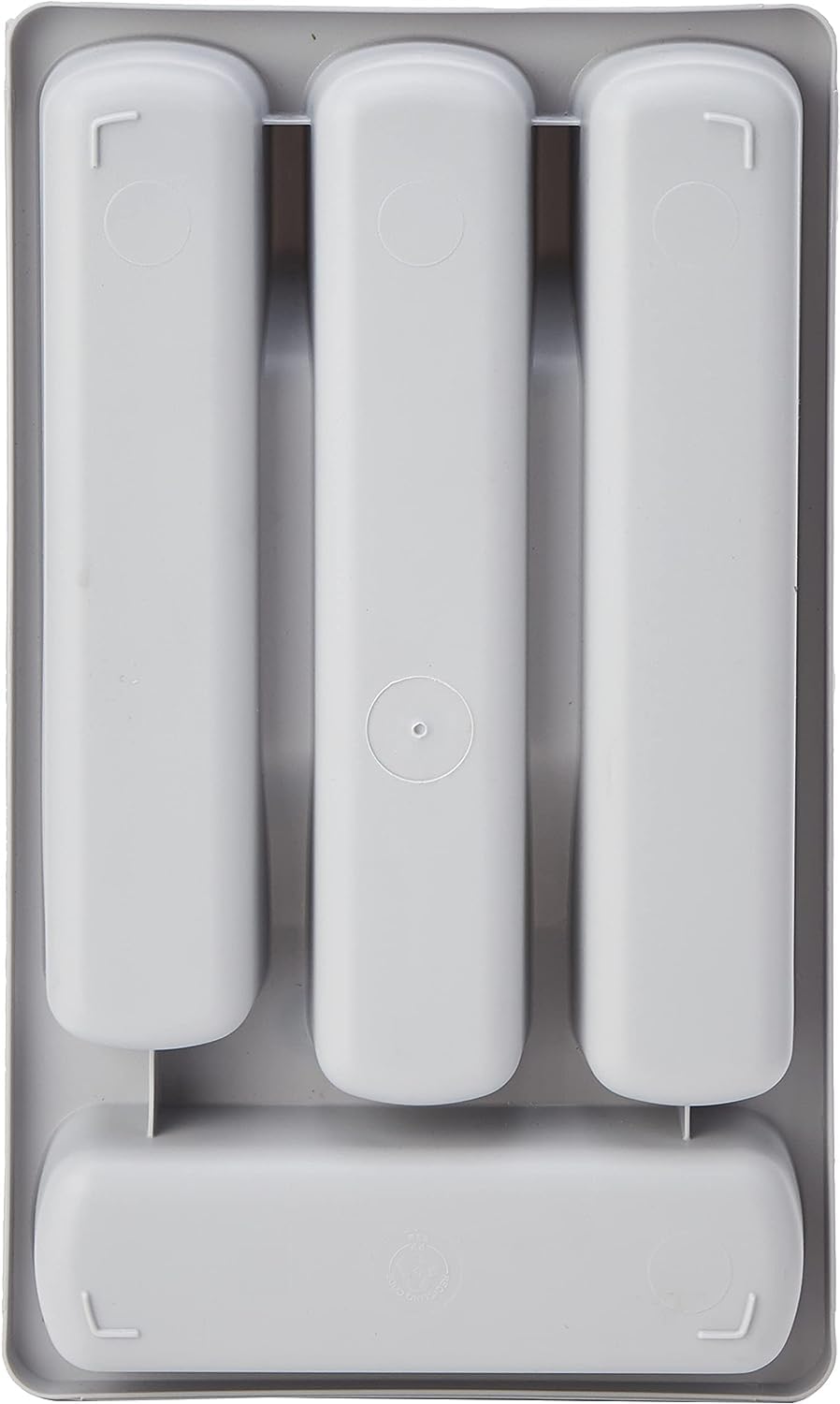CURVER Plastic Drawer Organiser - Small Cutlery Tray | Grey | 33 x 20 x 6 cm 2