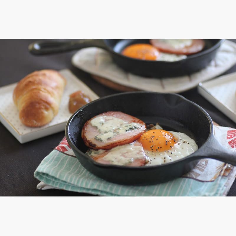 Lodge Pre-Seasoned Cast Iron Round Frying Pan - 6.5 Inch | Assist Handle | Oven Safe 4