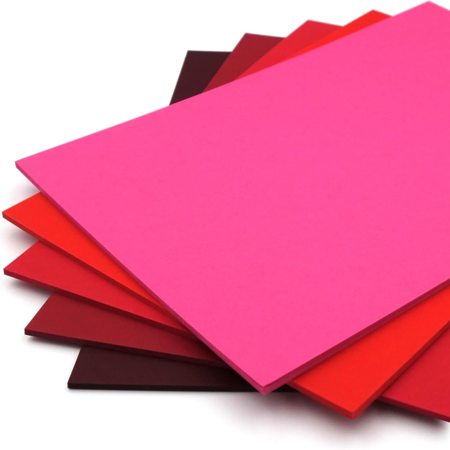 Hawksbill A4 Red Cardstock - 220gsm, 60 Sheets, 5 Shades | Compatible with Cutting Machines 1