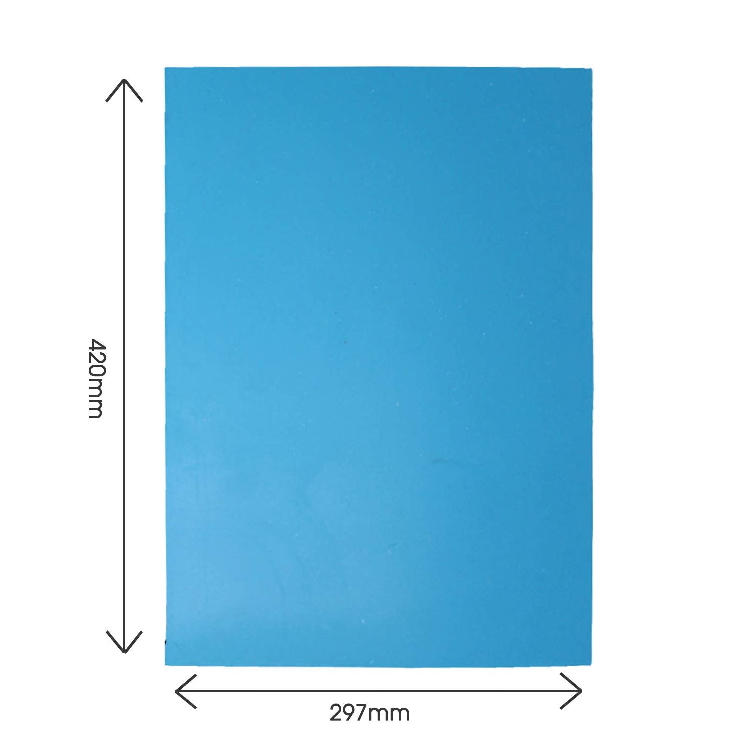 Artway Soft Cut Polymer Relief Printing Material - A3 Size | Pack of 3 Sheets | Blue 3