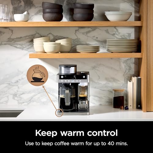 Ninja Prestige 2-in-1 Filter Coffee and Pod Capsule Machine with Built-in Milk Frother | Black 10