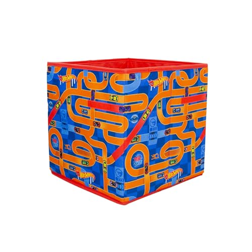 Character World Hot Wheels Officially Licensed Storage Boxes - 2 Pack | 30cm Foldable Polyester 2