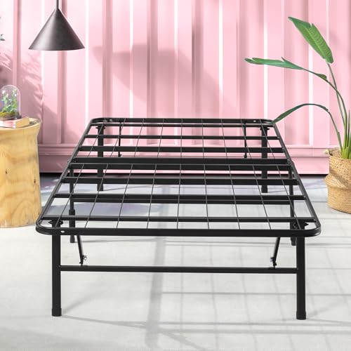 Zinus Shawn SmartBase Folding Bed Frame - Single (90 x 190 cm) | Tool-Free Setup | 14 Inch Storage 11