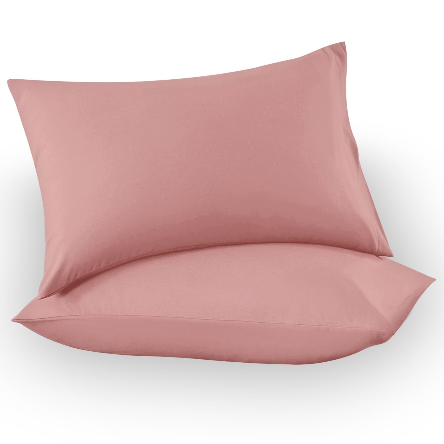 Super Dreamer Microfiber Pillow Cases 2 Pack - Pink | Super Soft | Envelope Closure 1