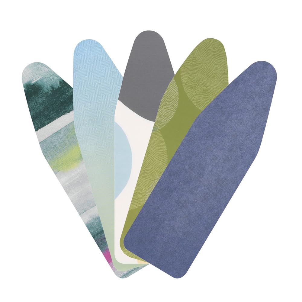 Brabantia Ironing Board Cover for Size B Boards | 8mm Foam Underlay | Heat-Resistant Cotton 1