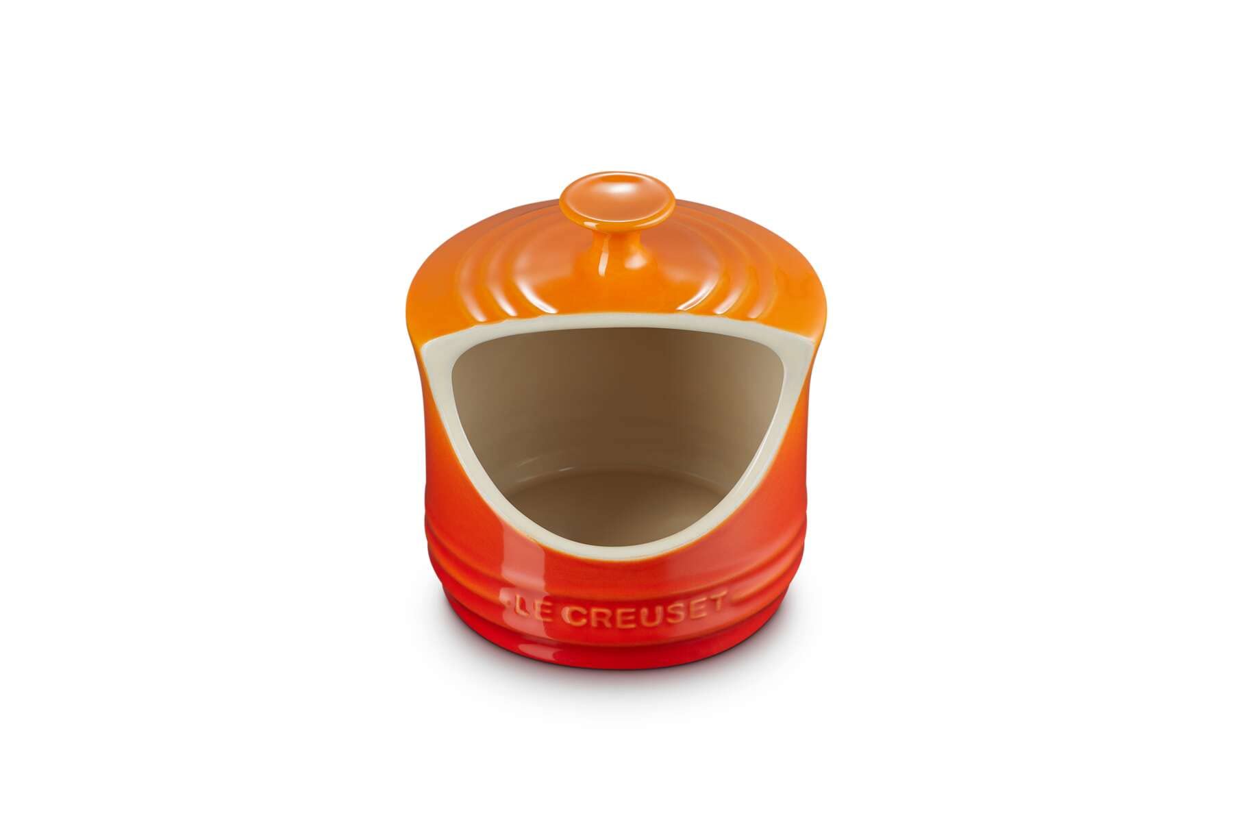 LE CREUSET Stoneware Salt Keeper - 300ml Capacity | Chip & Scratch-Resistant | Volcanic 1