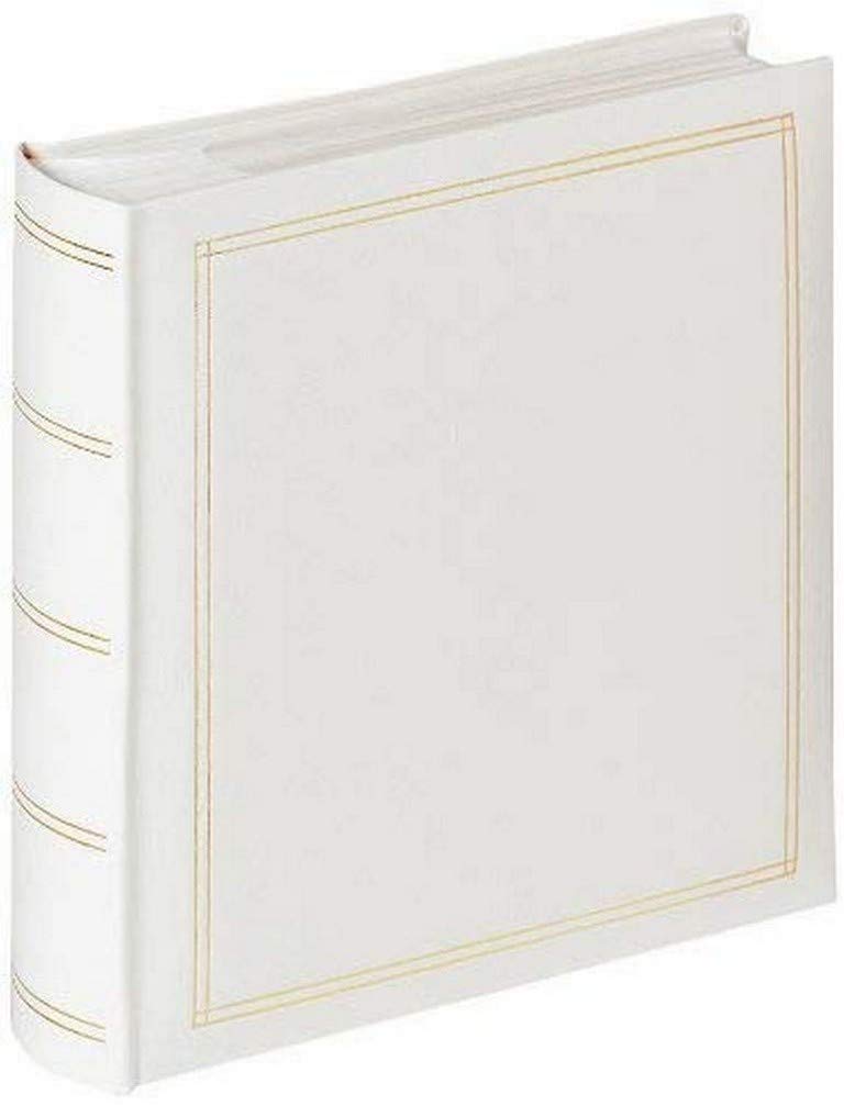 walther design Monza ME-138-W Bookshelf Photo Album | 200 Photos 10x15 cm | White Faux Leather 1