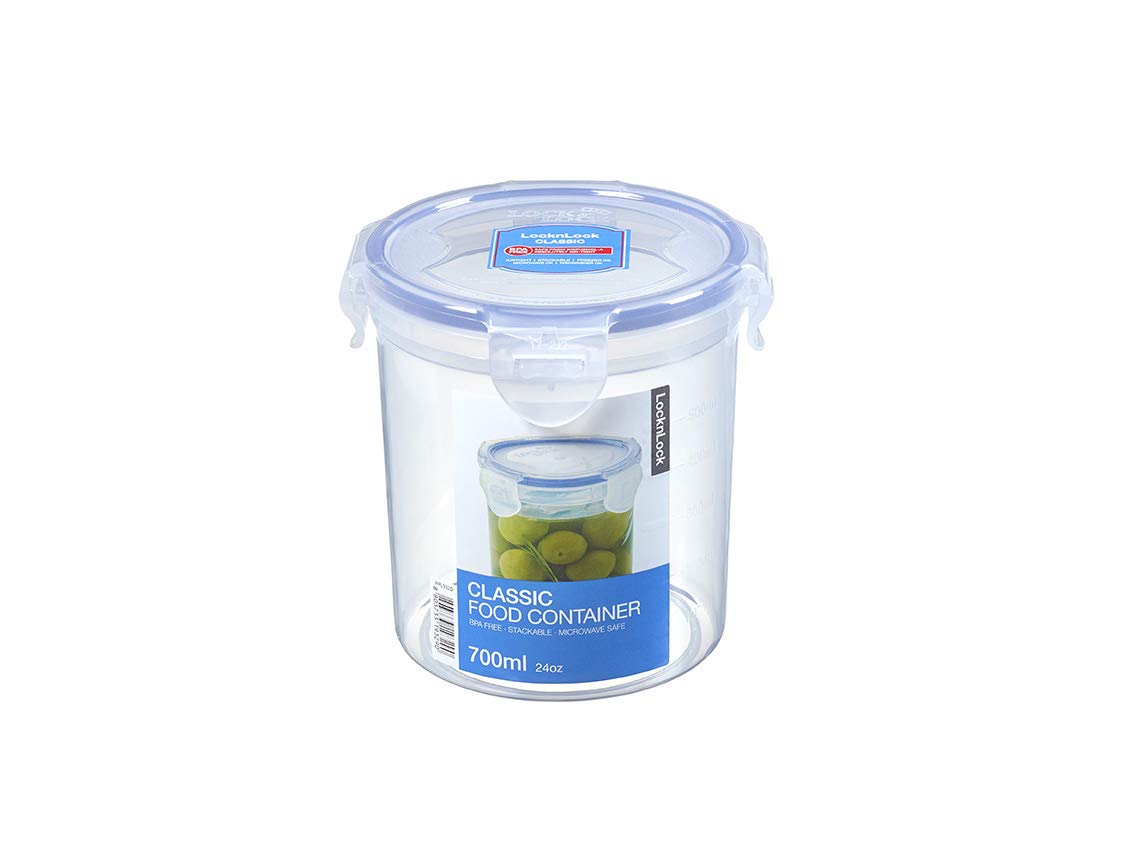 LocknLock HPL932D Round Plastic Food Container - 700ml | Air Tight | BPA Free 1