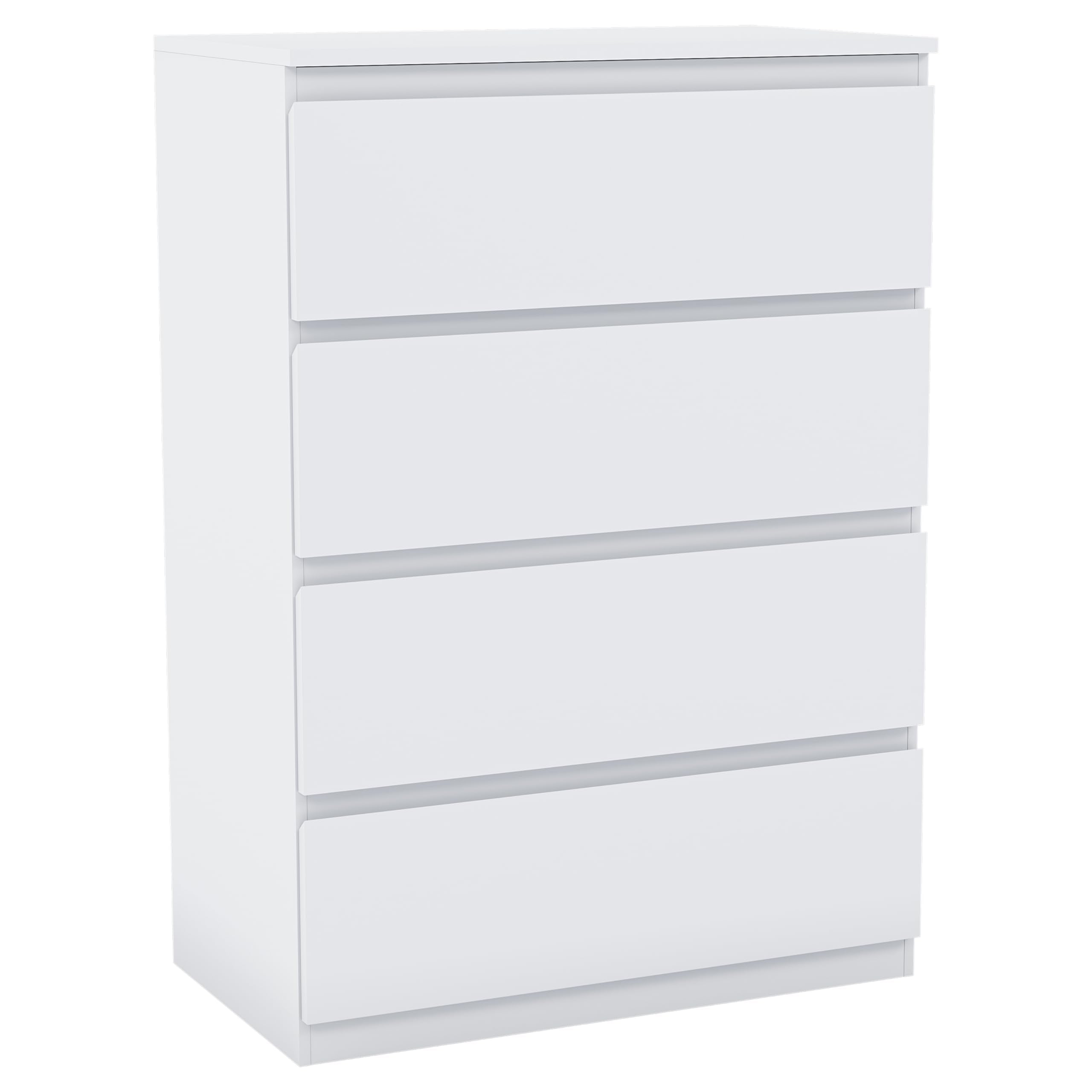 Vida Designs Denver 4 Drawer Chest of Drawers | White | 40D x 70W x 96H cm 8