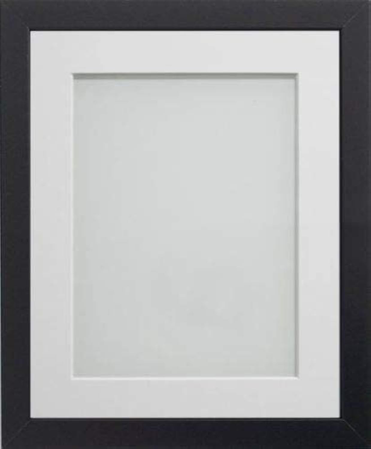 Frame Company Allington Black 14x11 inch Frame with White Mount | Foil-Wrapped MDF | Ready to Hang 1