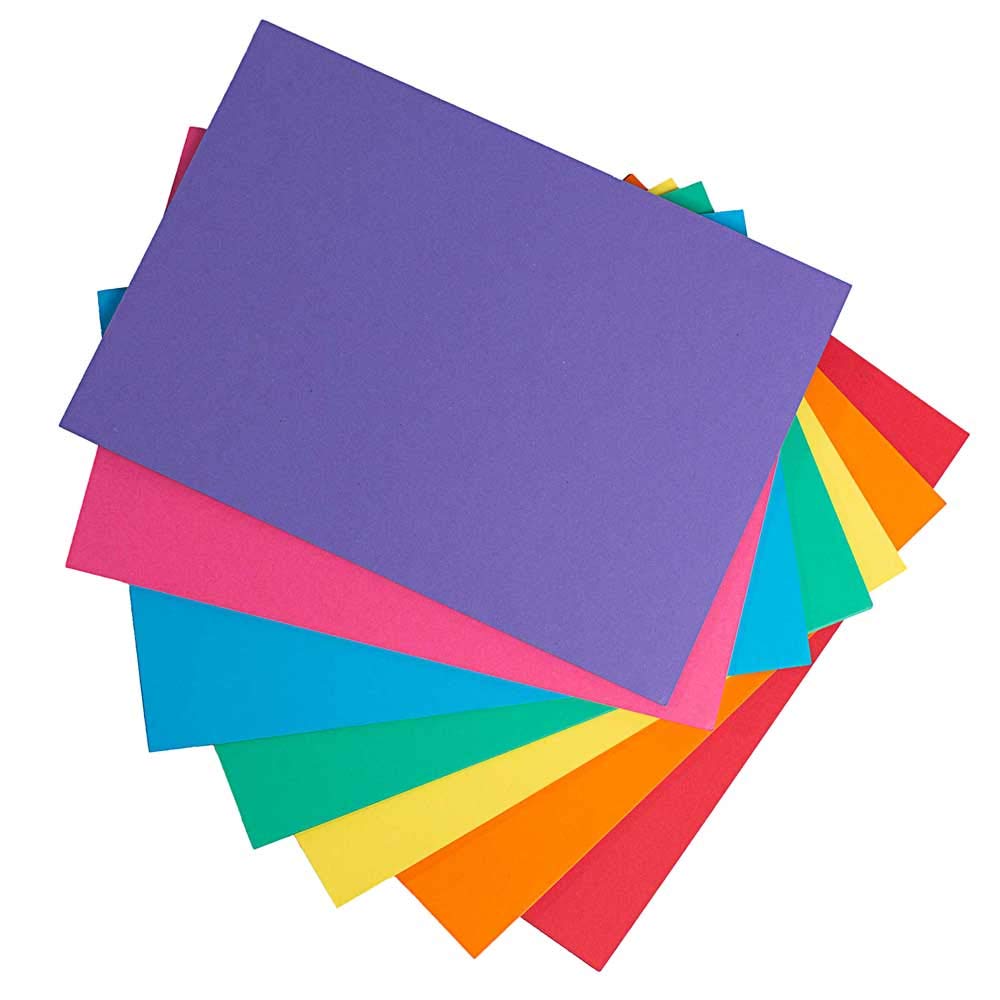 House of Card & Paper Rainbow A4 220 GSM Coloured Card - Pack of 50 | Made in the UK 1