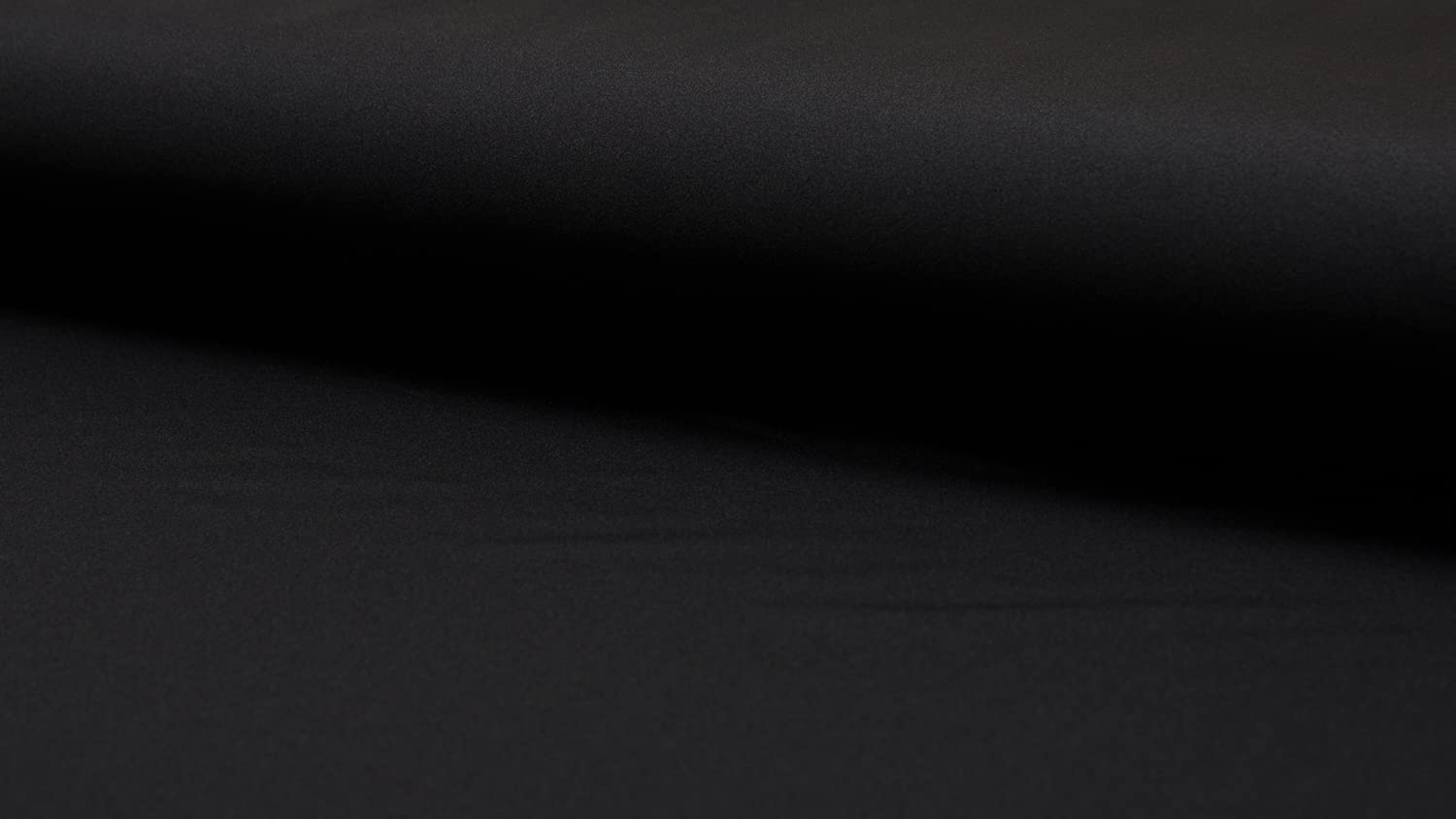 CRS Fur Fabrics Luxury Spandex Dance Swimwear Material - Black | One-Way Stretch | 145cm x 100cm 1