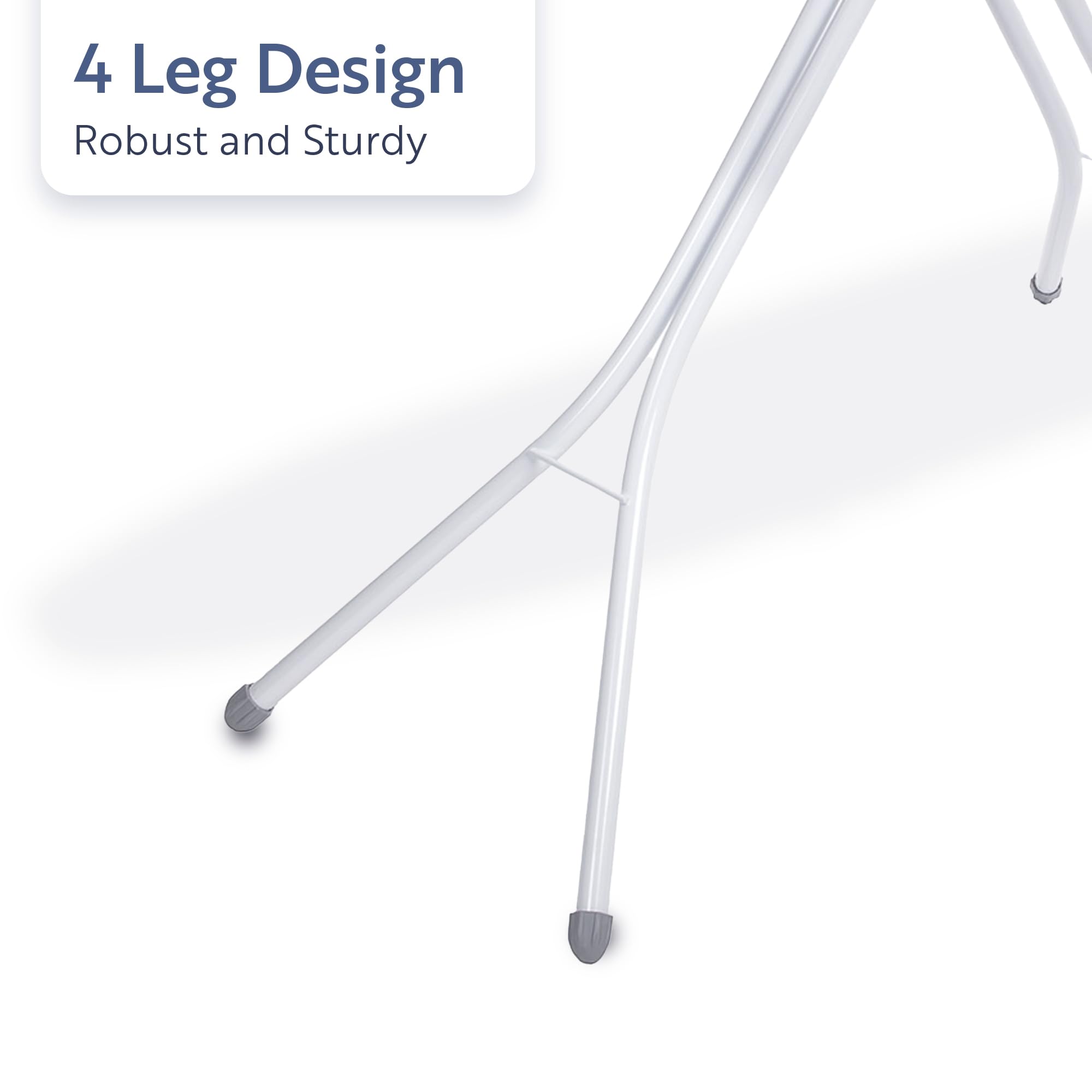 Minky Expert Ironing Board - Large 122 x 38 cm Surface | Multi-Height Adjustment up to 96cm | Stone Blue 8