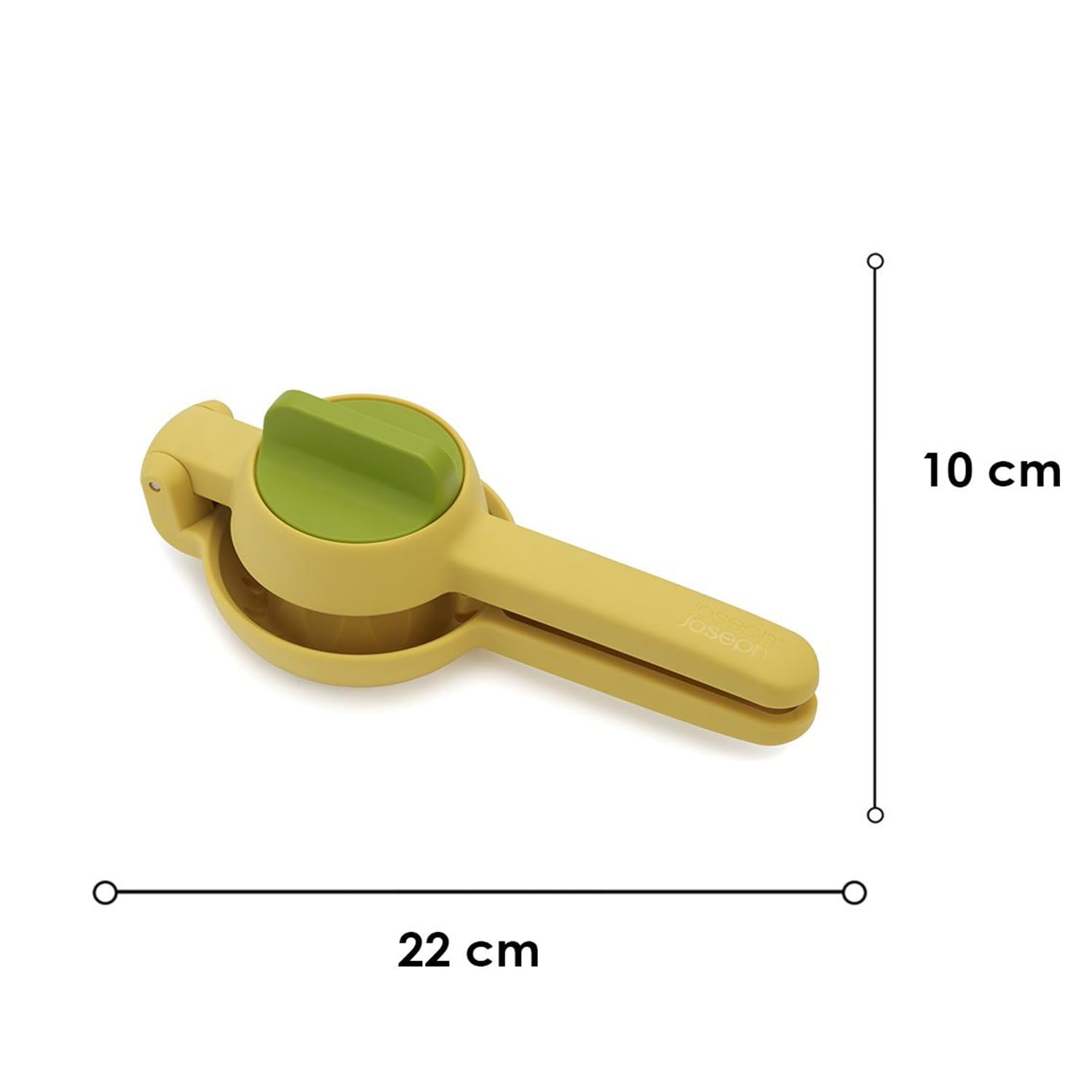 Joseph Joseph JuiceMax Dual-Action Citrus Press - Squeezes and Reams Juice | Plastic | Lime Color 3