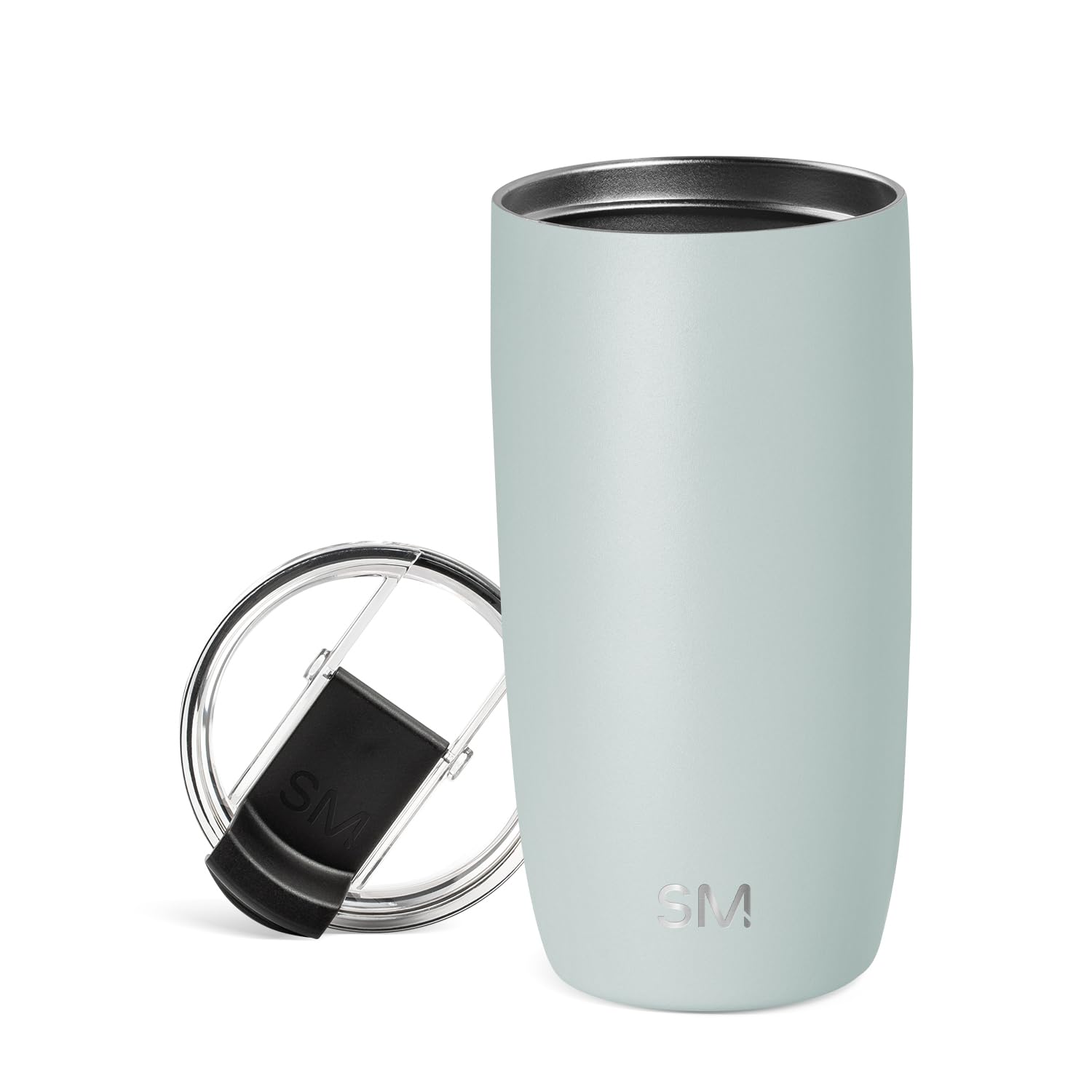 Simple Modern Voyager Tumbler - 16oz Insulated Stainless Steel Coffee Mug | Sea Glass Sage