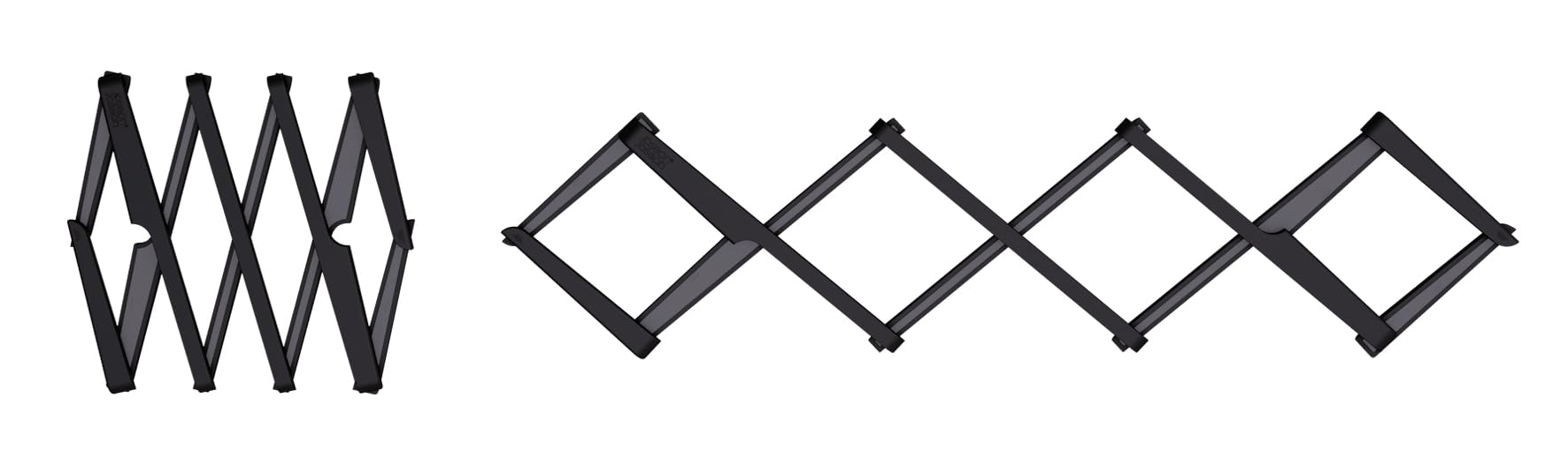 Joseph Joseph Stretch Folding Silicone Trivet - Expanding Nonslip Stand for Hot Pots | Black 3