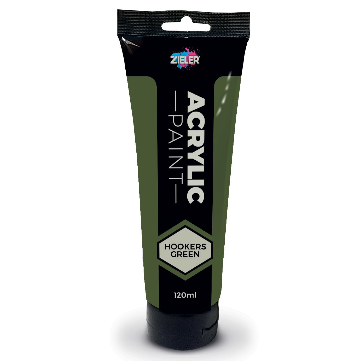 Zieler Acrylic Paint - Hookers Green | 120ml Tube | Medium Body | Non-Toxic 1