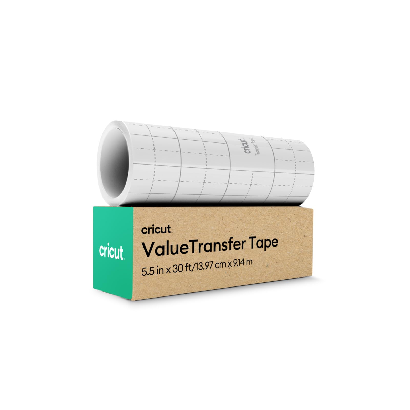 Cricut Value Transfer Tape - Roll 5.5 in x 30 ft Transparent Vinyl for Arts & Craft Labeling