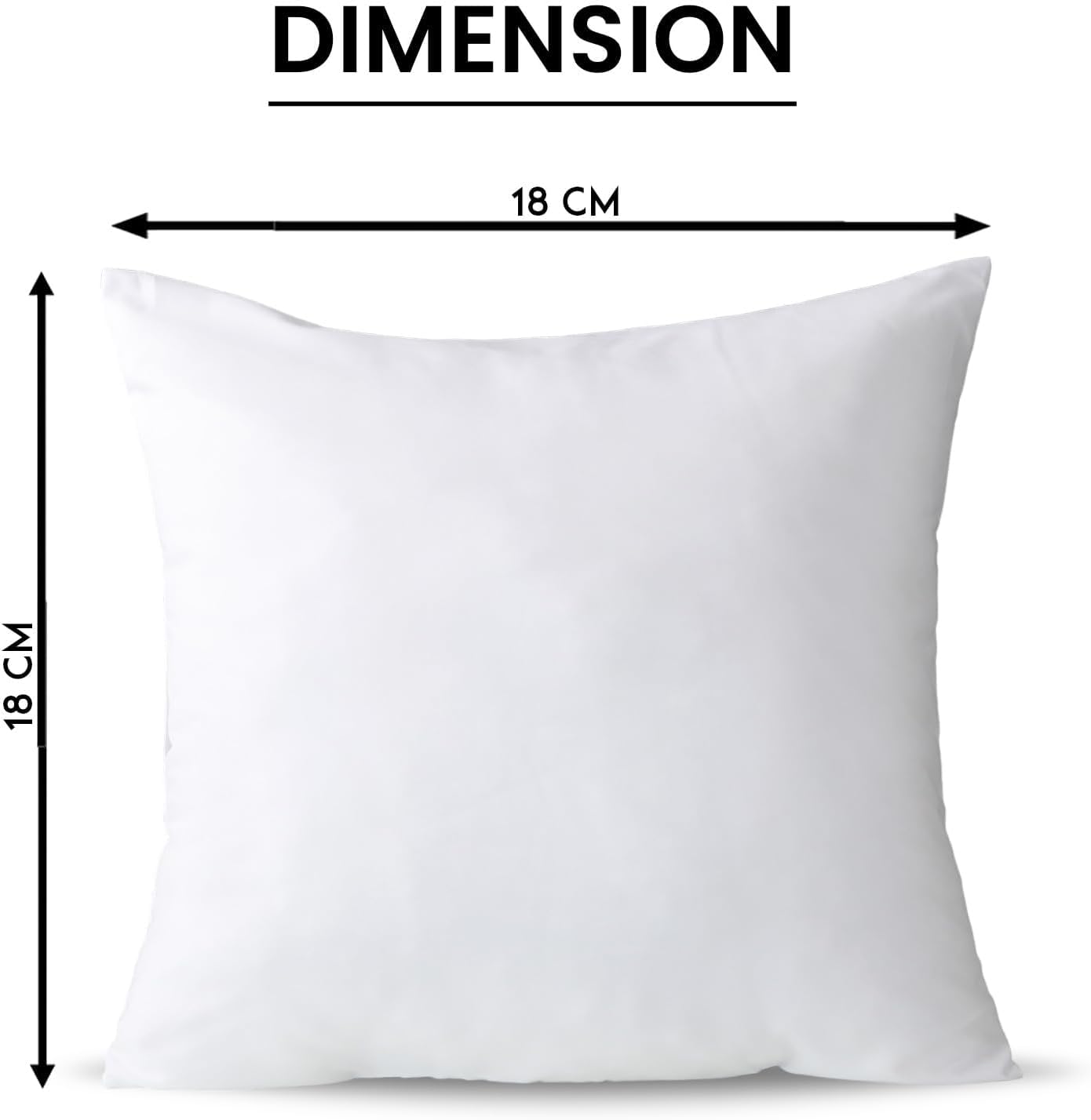 Lifestyle comfort ltd Cushion Inserts - 2 Pack Luxury 18"x18" (45cm x 45cm) Hollow Fibre | Hypoallergenic 2
