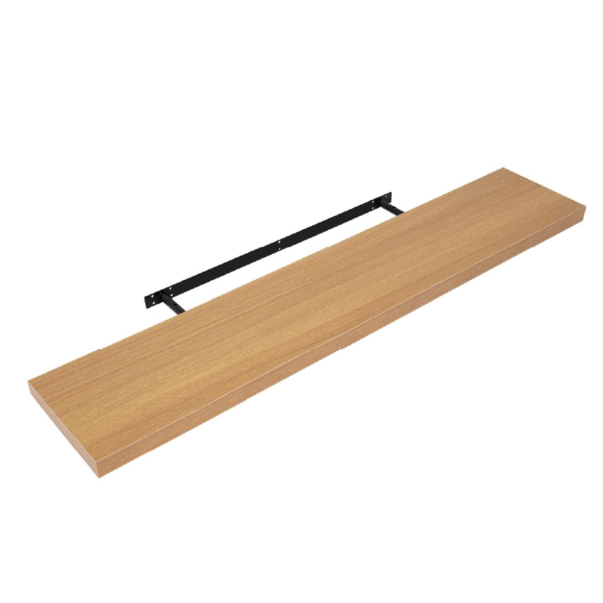 Anika Floating Shelf - Oak Effect | 120cm Length | 3.8cm Thick Hollowboard | Max Load 15KG 1