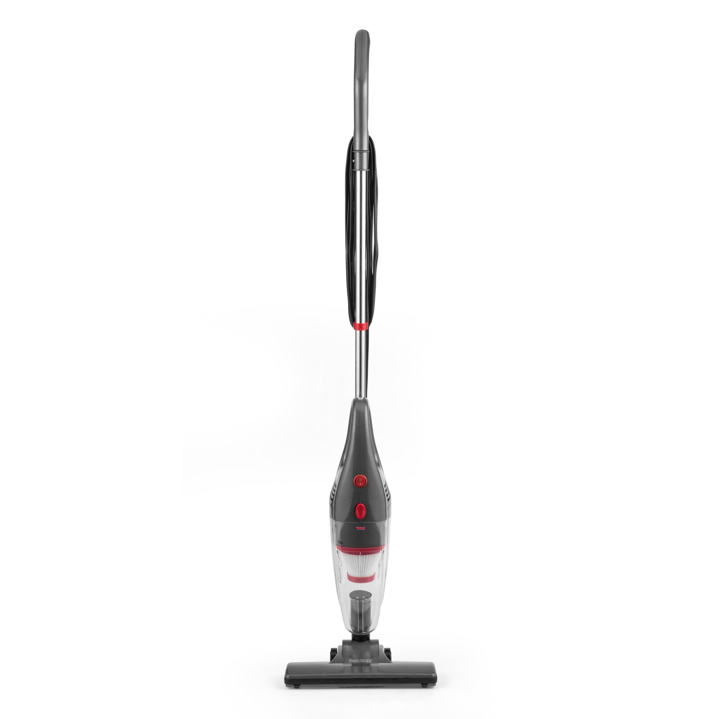 Beldray BEL0770N-GRY 2-in-1 Upright Stick Vacuum Cleaner | 600W Motor | 1L Bagless | Washable HEPA Filter 10