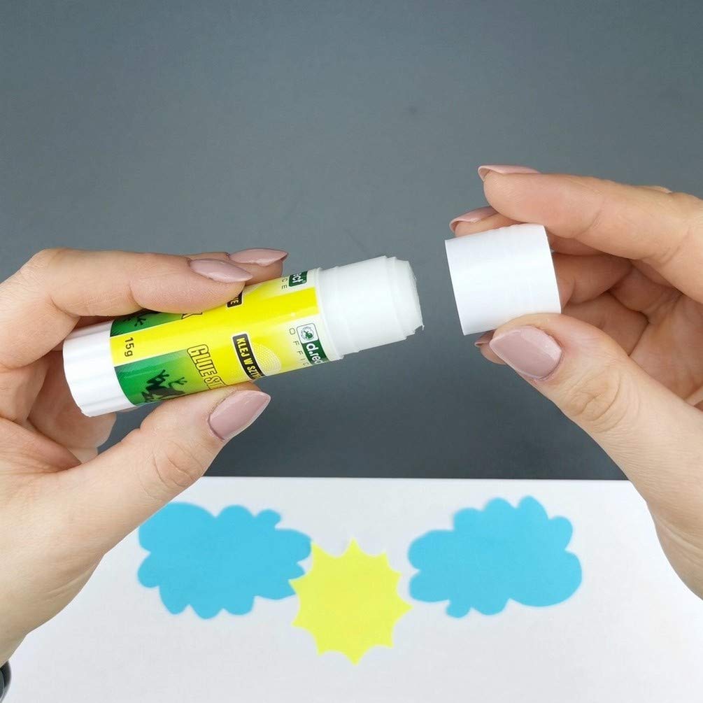 D.RECT Glue Stick 15g PVA Adhesive for Craft, Scrapbooking, Home, School & Office Supplies | Pack of 12 3