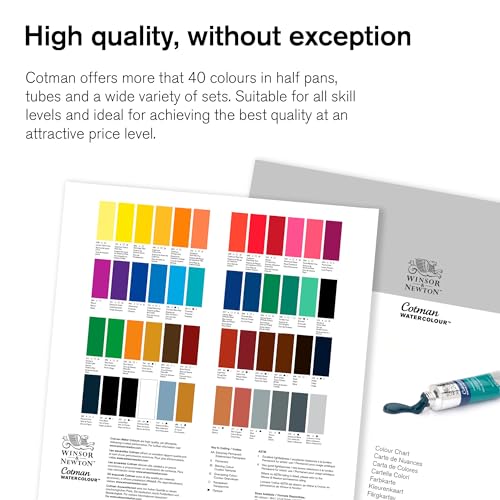 Winsor & Newton Cotman Watercolour Paint Tube - Raw Sienna | 21 ml | Series 1 12