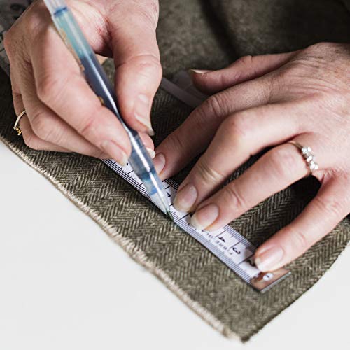 KORBOND Water Erasable Marker - Blue Ink for Fabric Marking | Mess-Free Alternative to Chalk 10