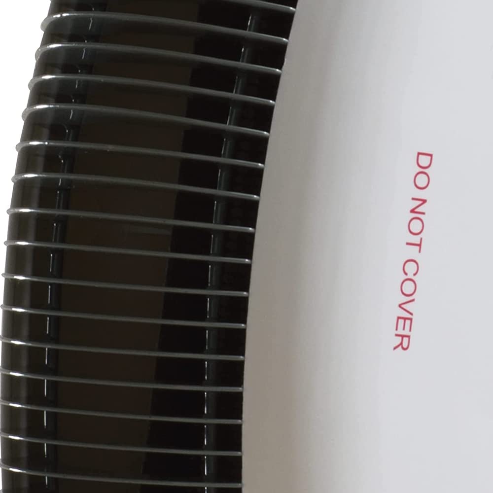 1ABOVE Portable 2000W Electric Fan Heater - Flat/Upright Design | 2 Heat Settings 3