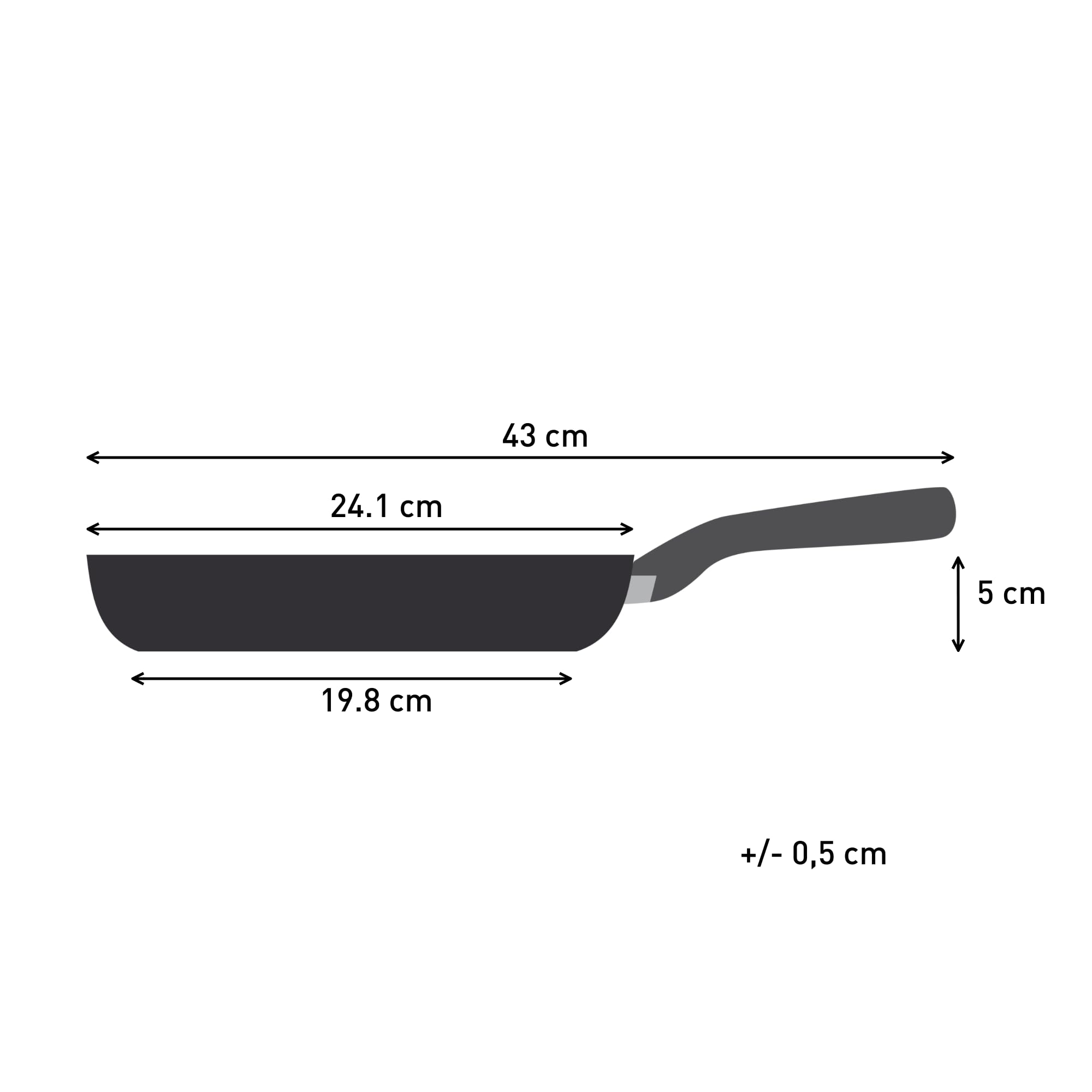 Tefal Titanium Stone Non-Stick Pancake Frying Pan - 20 cm | Induction Compatible | Metal Spatula Safe 2