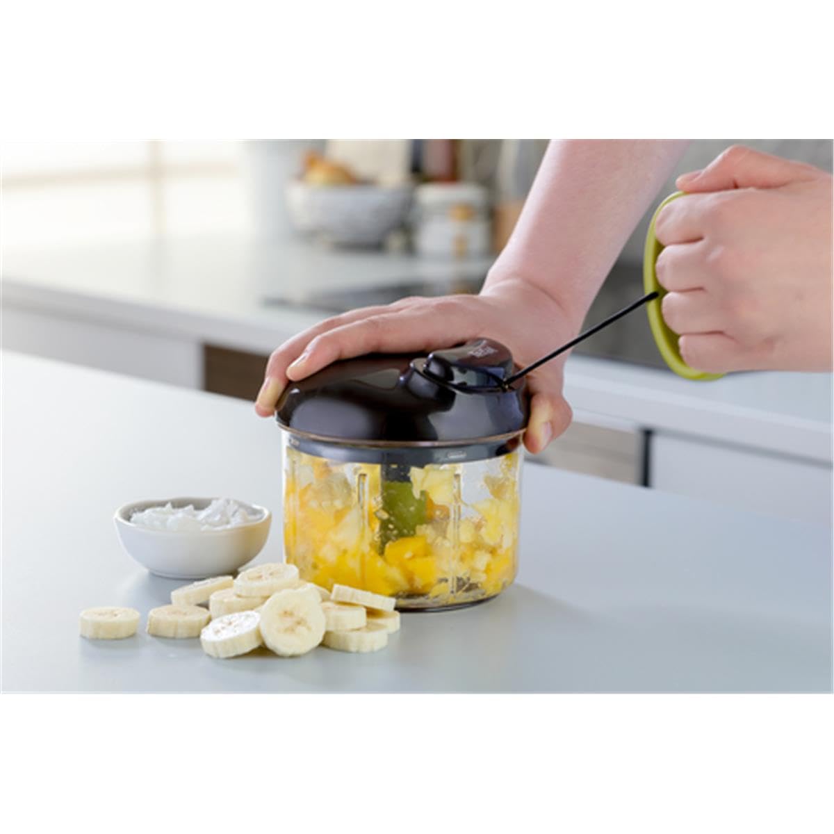 Tefal Manual Food Chopper and Mixer K1320404 | 900 ml Capacity | Stainless Steel Blades 2