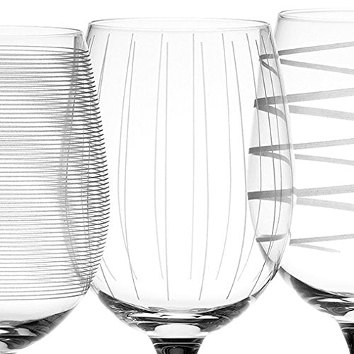 MIKASA Cheers Set of 4 Crystal White Wine Glasses | 450 ml (15 fl oz) Capacity | Dishwasher Safe 5