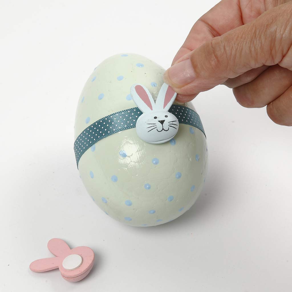 Creativ Polystyrene Eggs - Crafting & Decor | 10 cm Height | 5 Pack | White 5