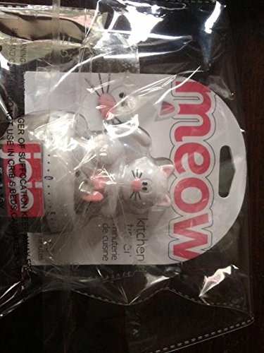 Joie Meow Kitchen Timer - 60-Minute Mechanical Countdown | BPA-Free Plastic | Multicolor