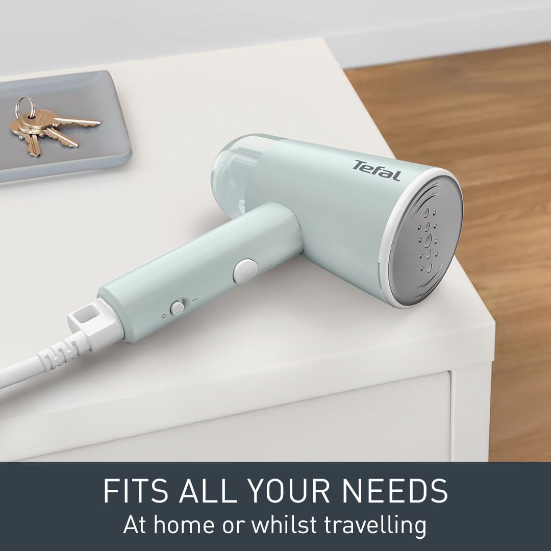 Tefal Origin Travel Handheld Steamer - 1200W | 20g/min Steam | Sage Green 6