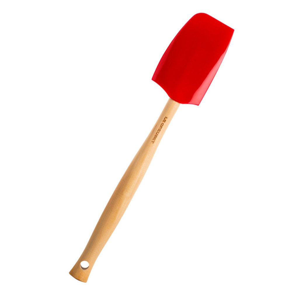Le Creuset Craft Silicone Spatula - Medium Size | Heat Resistant to 250°C | Cerise 6