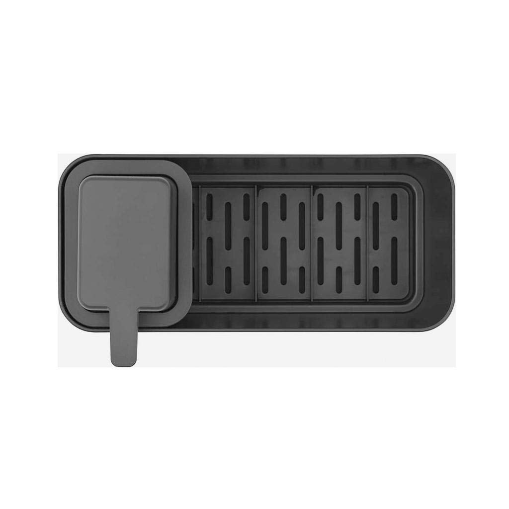 Brabantia Sink Organiser Set with 250ml Soap Dispenser | Dark Grey Plastic | 5 Year Guarantee 2