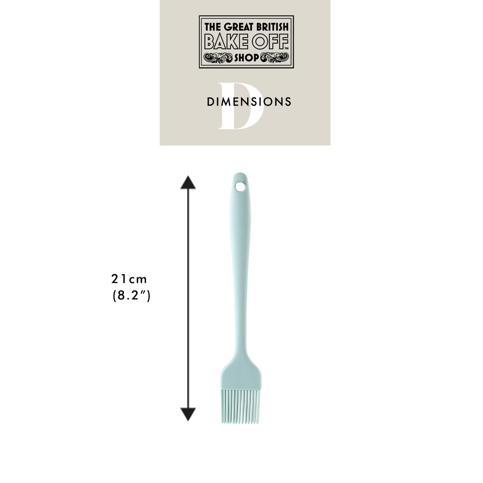 The Great British Bake Off Silicone Pastry Brush - Heat-Resistant, Non-Stick Safe | Duck Egg Blue 5