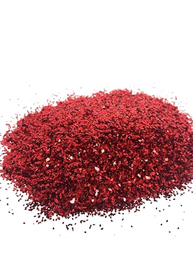Glitterexpress Red PVC Chunky Glitter - 250g Shaker for Crafts and Decoration 4