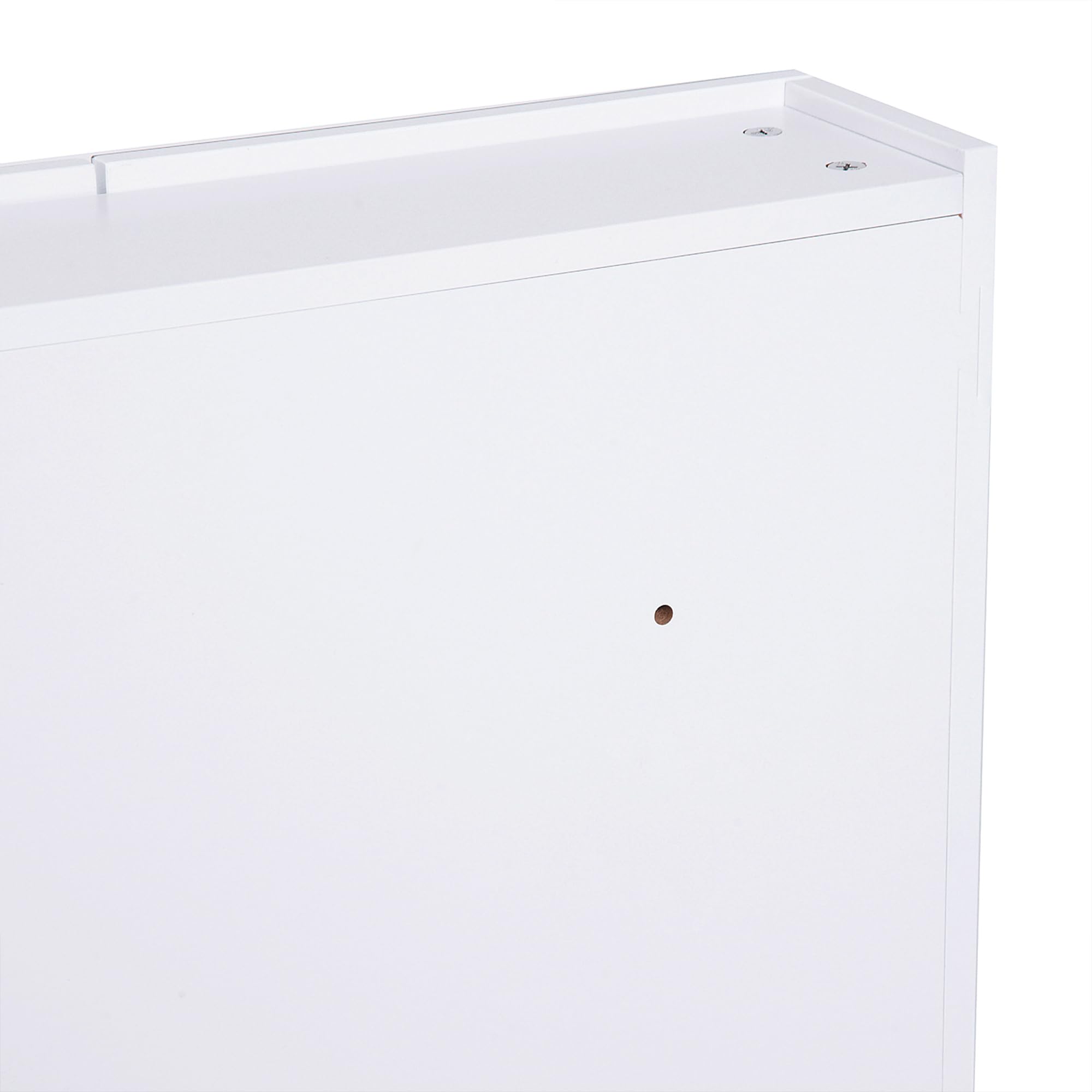 HOMCOM Wall Mount Bathroom Mirror Cabinet with Adjustable Shelf | White MDF | 60W x 15D x 75H cm 8