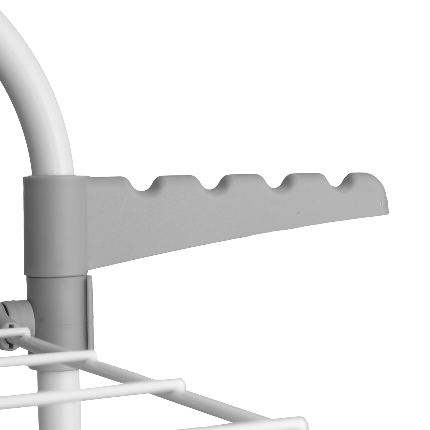 JVL Foldable 3 Tier Drying Rack - 28m Drying Space | Lightweight & Space Saving | White 4