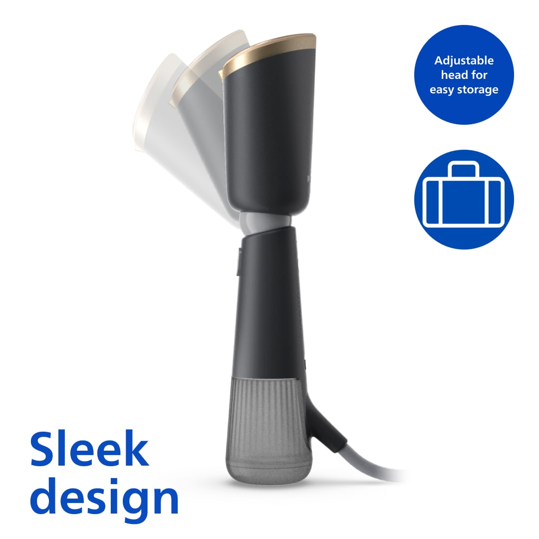 Philips 5000 Series Handheld Steamer - 1400W Power | 24g/min Steam | 35s Heat-Up | Black 4