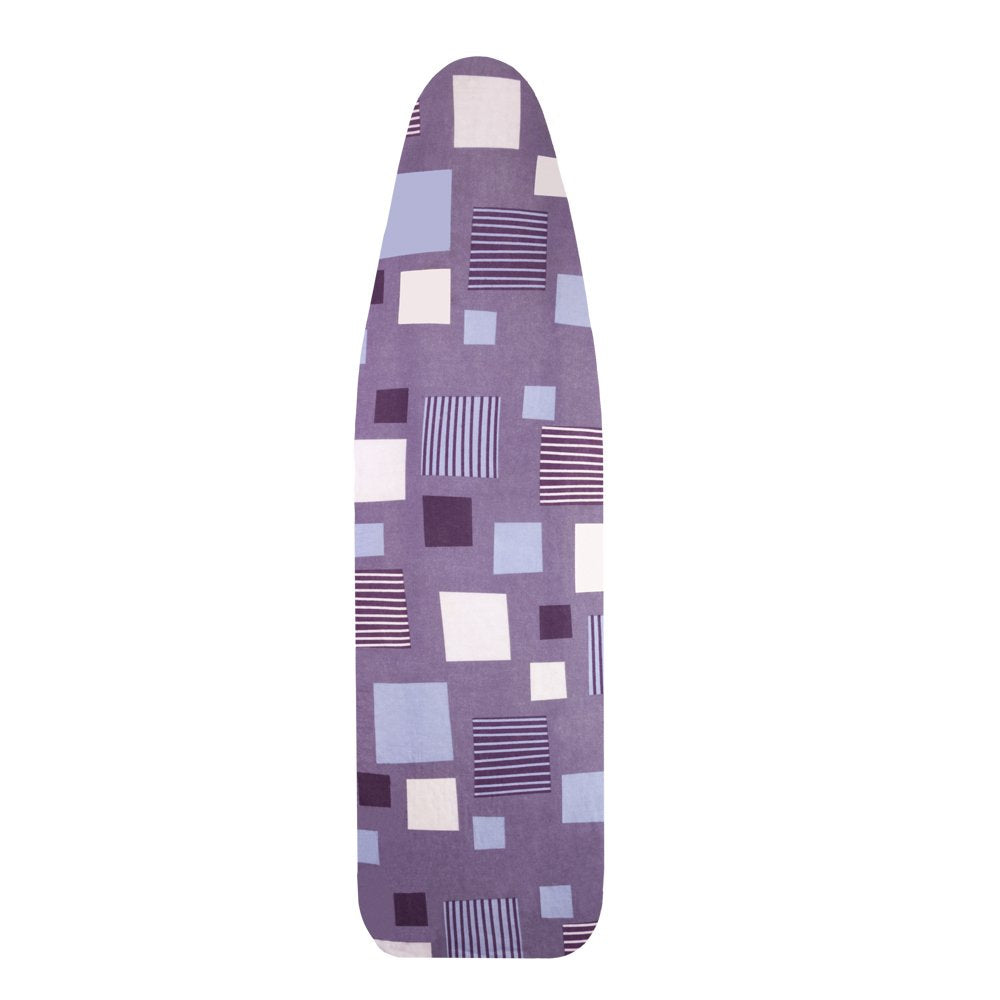 Metaltex Elastic Ironing Board Cover - 100% Cotton with Felt Padding | Fits up to 132 x 44 cm