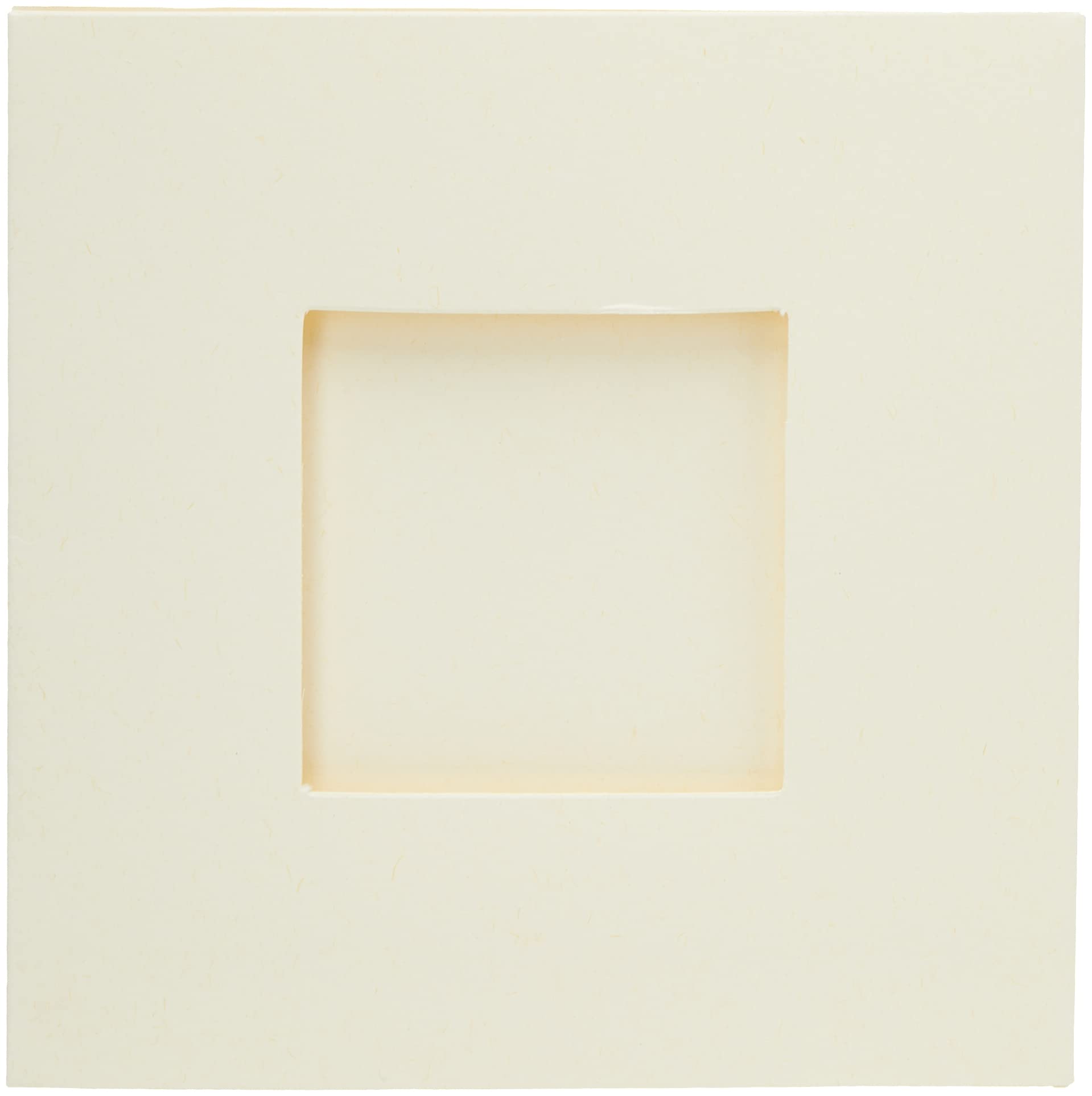 Papermania 300 GSM Square Tri Fold Window Aperture Card Blanks with Envelopes, 10 Pack, Cream, 13.5 cm x 13.5 cm 2