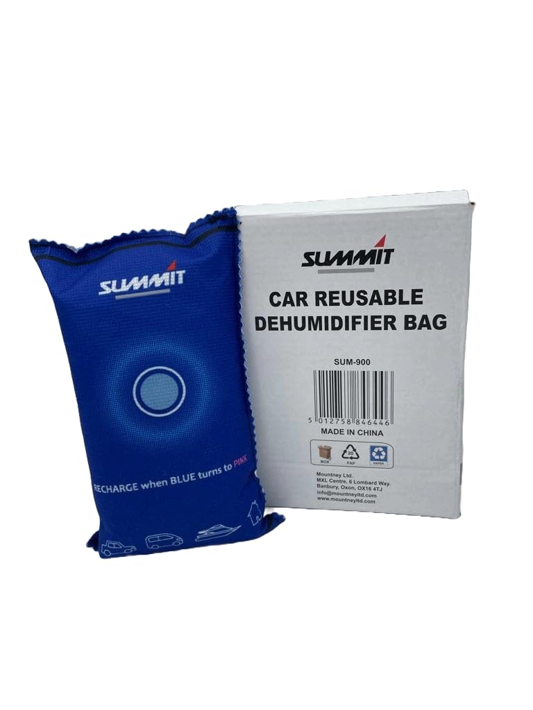 Summit SUM-900 Reusable Dehumidifier Bag | 350g Silica Gel | Leakproof | Rechargeable 4