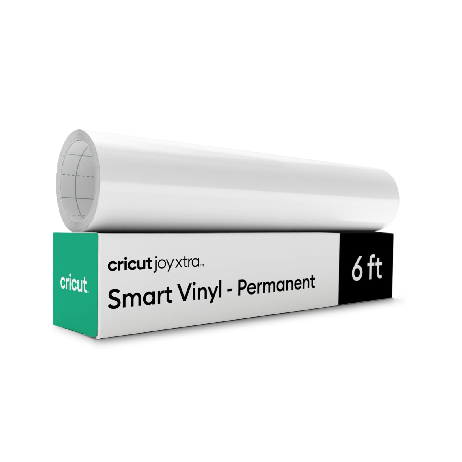 Cricut Joy Xtra Smart Permanent Adhesive Vinyl - White | 24.1 cm x 1.8 m Roll | Matte Finish