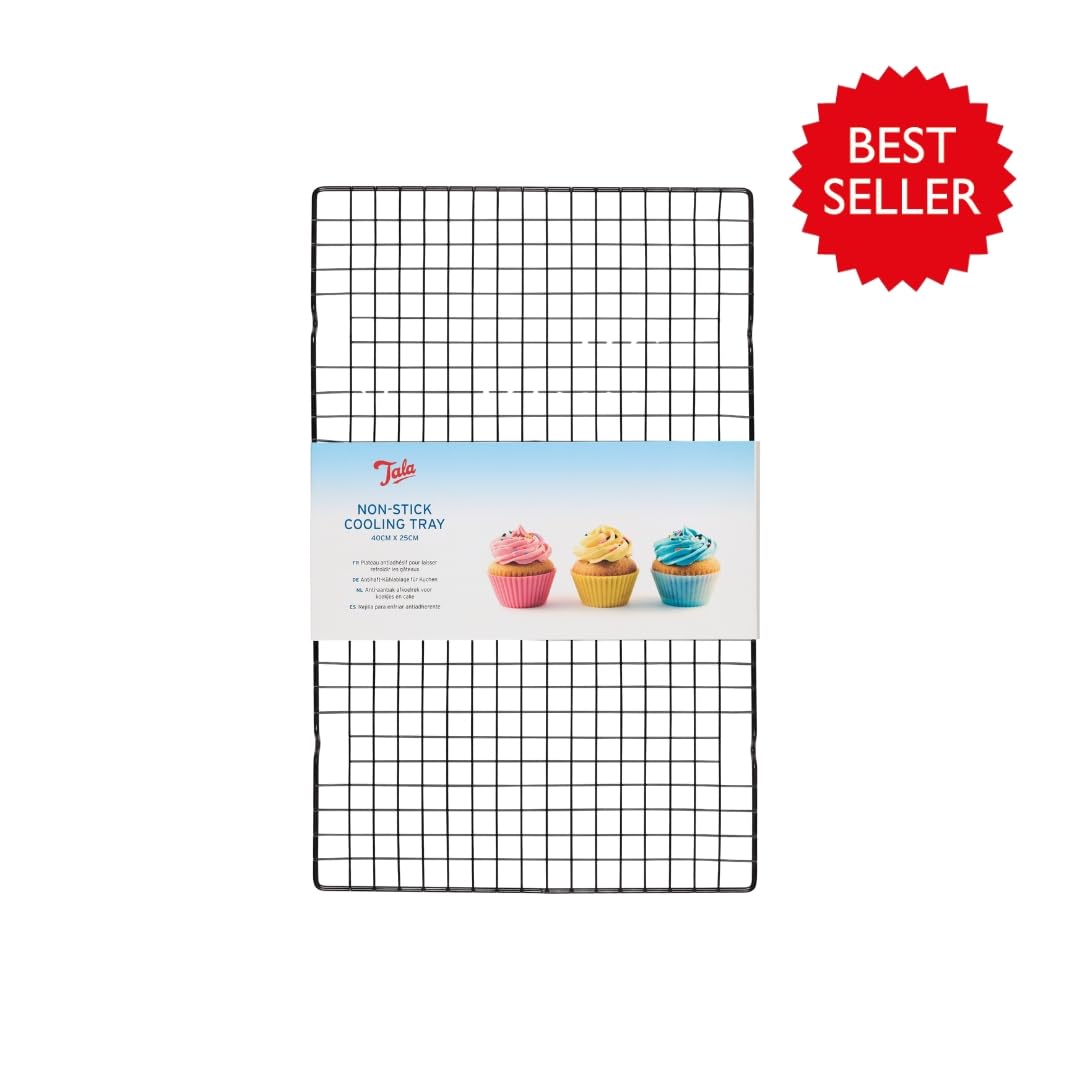 Tala Large Loaf Cooling Rack - 40 x 25cm | Black Alloy Steel | Dishwasher Safe 5