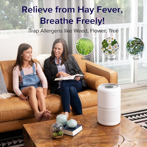 Levoit Core 300 Air Purifier for Home/Bedroom | 80m² Coverage | 187 m³/h CADR | HEPA Filtration 11