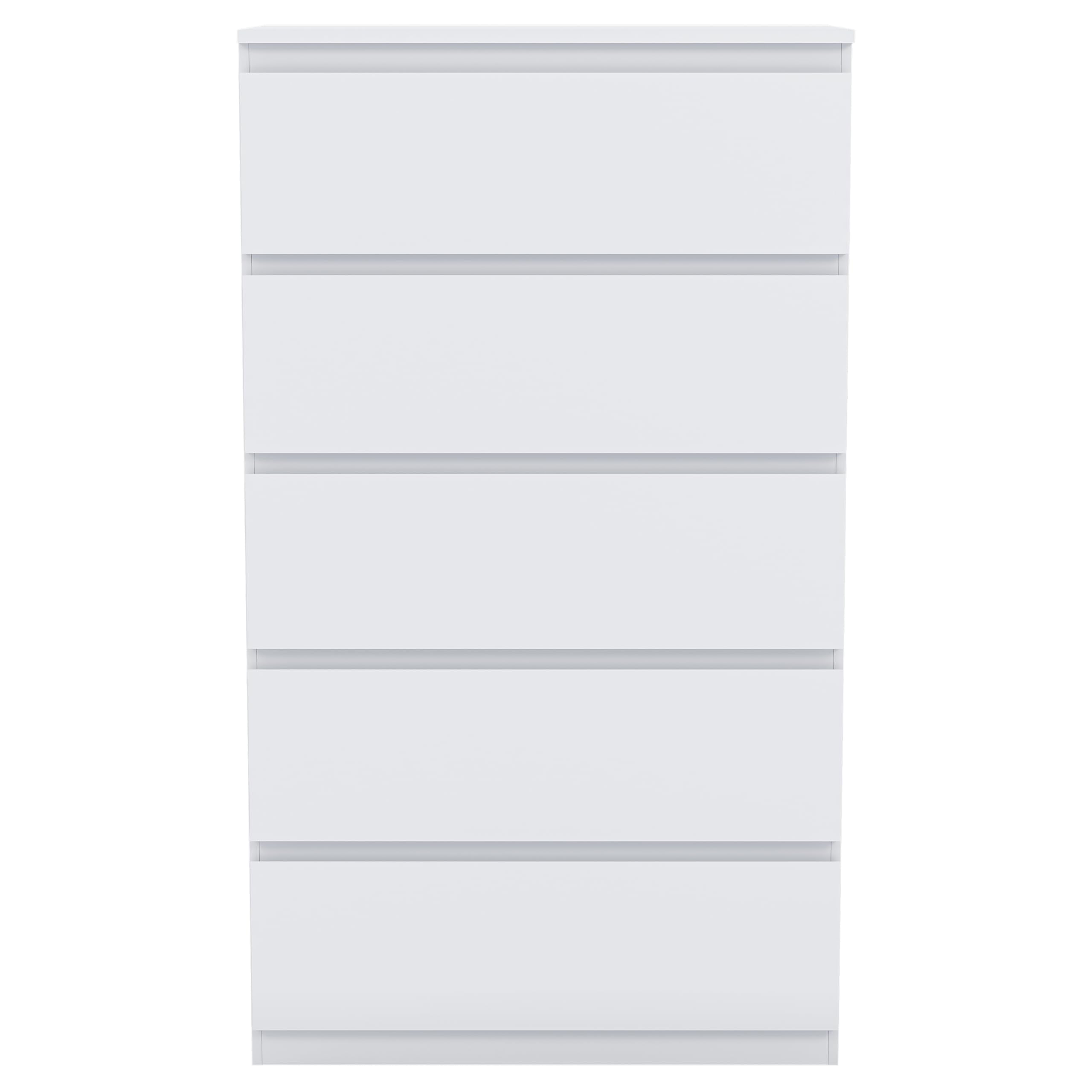 Vida Designs Denver 5 Drawer Chest of Drawers - White | 40D x 70W x 112H cm 9